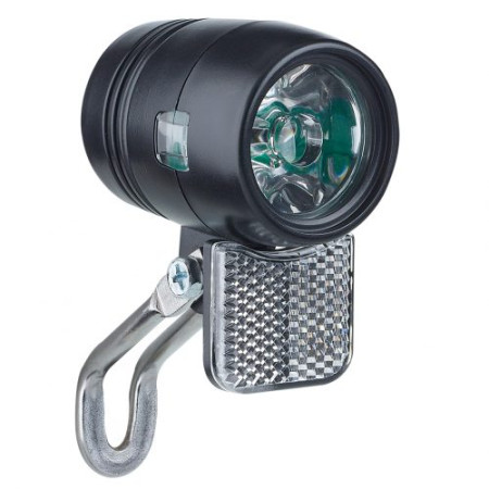 Фара передня Sport Eco 20 LUX LED з вмикачем для динамовтулки BUCHEL